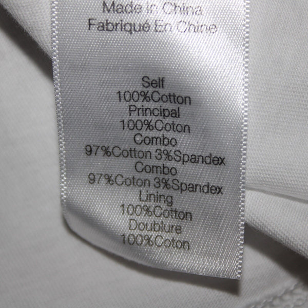 Veronica Beard NEW $248 Sz XS White Balloon Sleeve Fitted Cotton Spandex Top