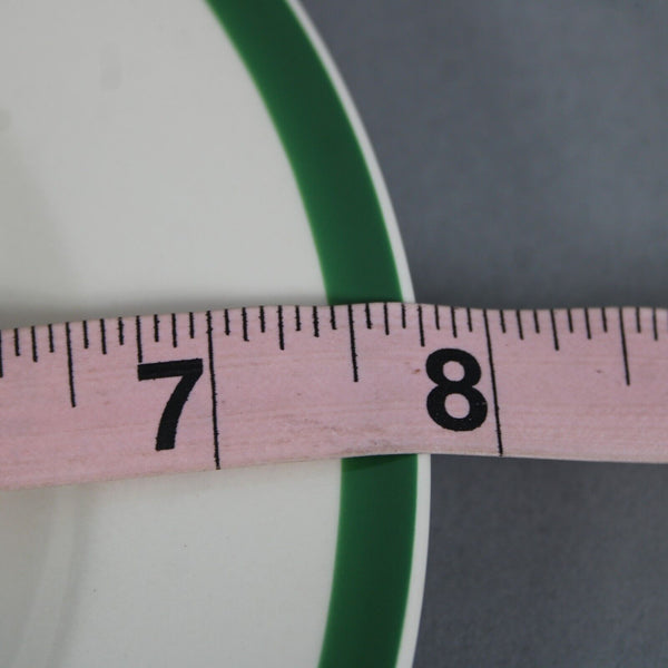 Spode White Green Multi Color Christmas Tree S3324 8" Plate