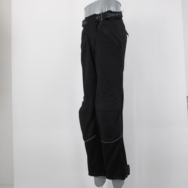 Joe Rocket Sz L 12-14 Black Nylon Mesh Mixed Media Padded Motorcycle Pants