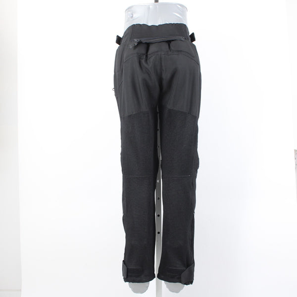 Joe Rocket Sz L 12-14 Black Nylon Mesh Mixed Media Padded Motorcycle Pants