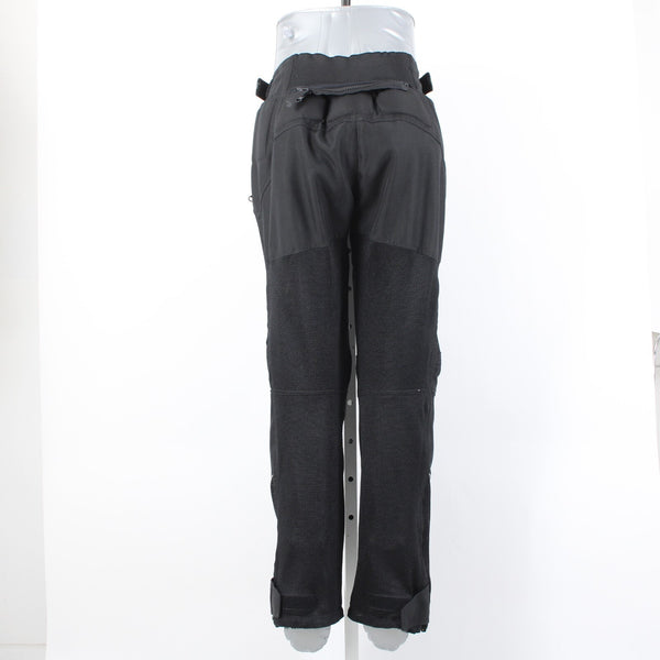 Joe Rocket Sz L 12-14 Black Nylon Mesh Mixed Media Padded Motorcycle Pants