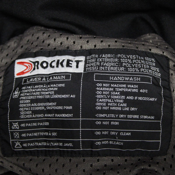 Joe Rocket Sz L 12-14 Black Nylon Mesh Mixed Media Padded Motorcycle Pants