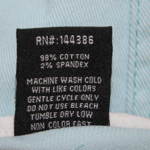 Stall & Dean Jeans NEW $120 Sz 42 x 34 Blue Yellow Multi Cotton Spandex Jeans