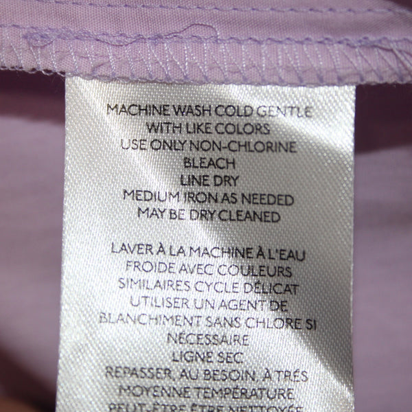 Maeve Dress NEW $148 Sz XS Lavender Purple Buttons 100% Cotton Dress