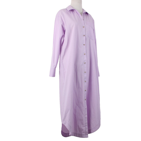 Maeve Dress NEW $148 Sz XS Lavender Purple Buttons 100% Cotton Dress
