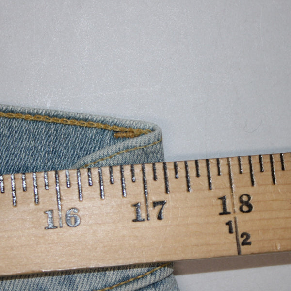 Shane Gonzales Jeans Midnight Studios Sz 33 x 33 Blue Denim Cotton Elastane Jean