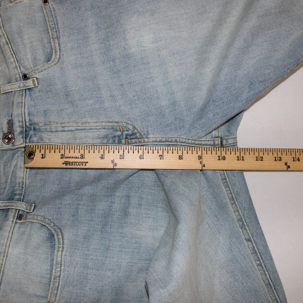 Shane Gonzales Jeans Midnight Studios Sz 33 x 33 Blue Denim Cotton Elastane Jean