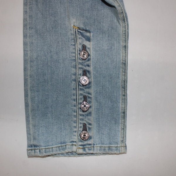 Shane Gonzales Jeans Midnight Studios Sz 33 x 33 Blue Denim Cotton Elastane Jean