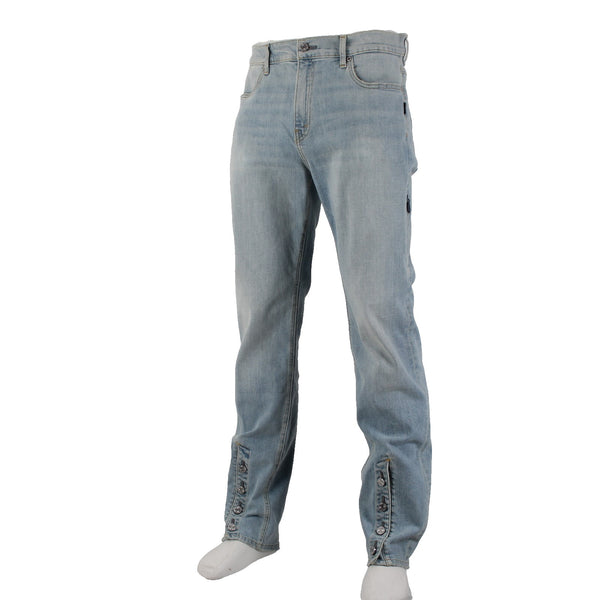 Shane Gonzales Jeans Midnight Studios Sz 33 x 33 Blue Denim Cotton Elastane Jean