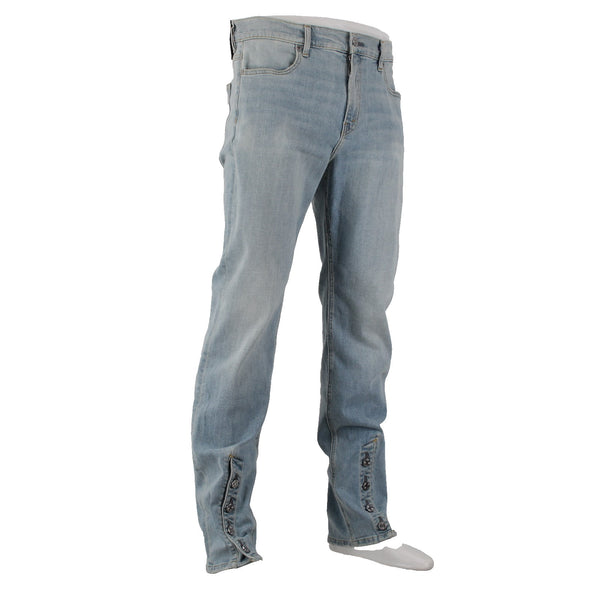 Shane Gonzales Jeans Midnight Studios Sz 33 x 33 Blue Denim Cotton Elastane Jean