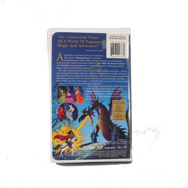Disney VHS Master Piece Sleeping Beauty Fully Restored Limited Edition VHS