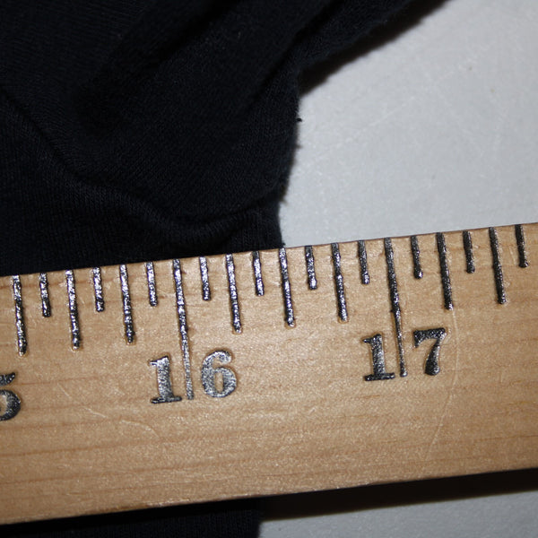 James Perse Standard Sz 4 Navy Blue Ruched Sides Round Neck Cotton Spandex Dress