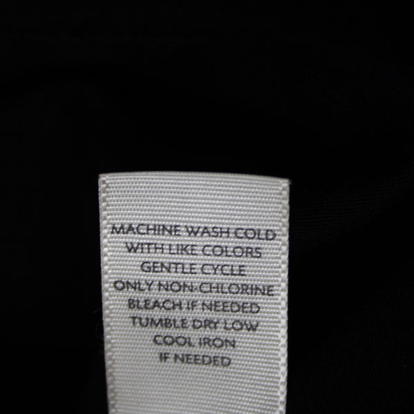 Pure Jill Sz M Black Stretch Shrt Sleeve Unlined Pima Cotton Modal Spandex Dress