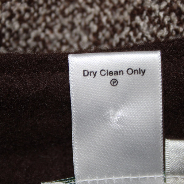 Coldwater Creek NEW $99 Sz 1X Brown Cream Pockets Polyester Wool Jacket