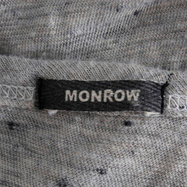 Monrow Sz S Tan Cream Drawstring Cotton Polyester Linen Viscose Tank Dress