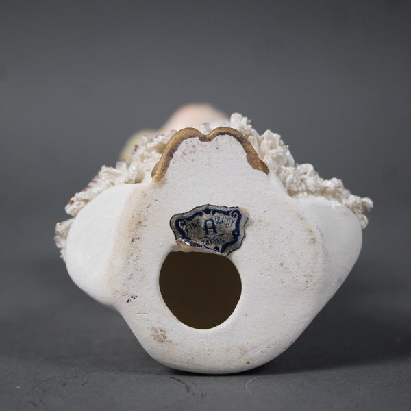 Fine A QualityvWhite Gold Multi Fine Quality Japan 5" Angel Girl Kiss Figurine