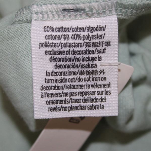 Pink AW Top NEW $30 Sz SP Mint Green Twisted Racer Back Cotton Poly AW Top