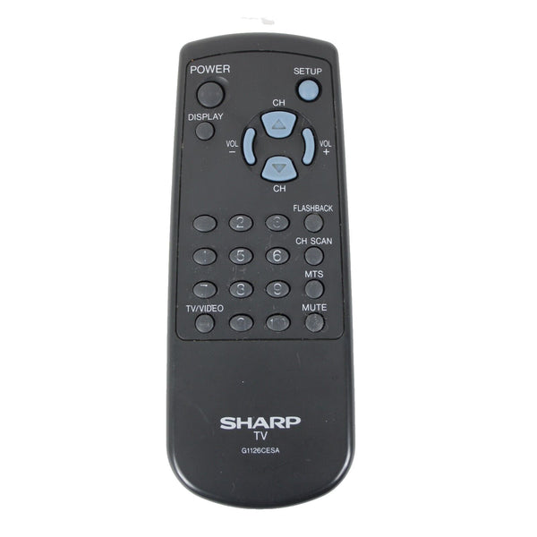 Sharp TV G1126CESA NOT TESTED Remote Control