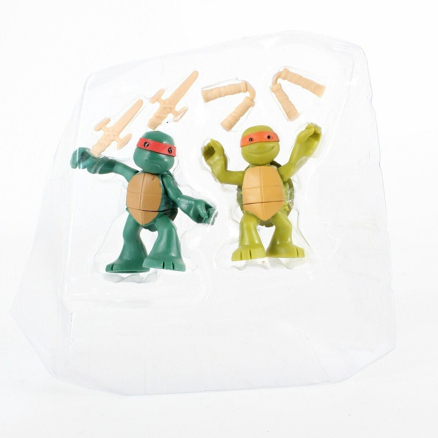 Teenage Mutant Ninja Turtles 2013 Raphael & Michelangelo 2" Action Figure