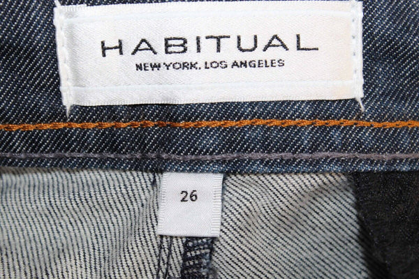 Habitual Sz 26 x 28 Blue Denim Bootcut Cotton Polyurethane Blend Jeans