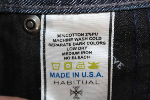 Habitual Sz 26 x 28 Blue Denim Bootcut Cotton Polyurethane Blend Jeans