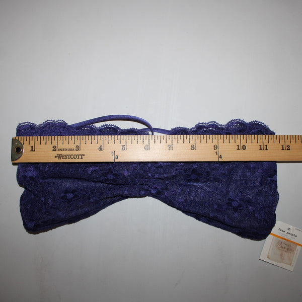 Free People Intimately NEW $20 Sz S Blue Viole Lace Nylon Spandex Bralette
