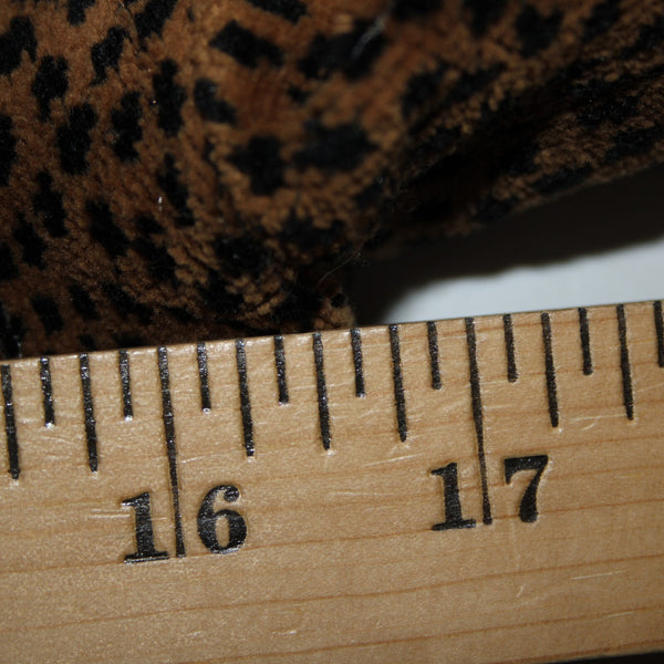 Painted Pony Sz S Camel Brown Black Spotted Lined Cotton Poly Acrylic Jacket