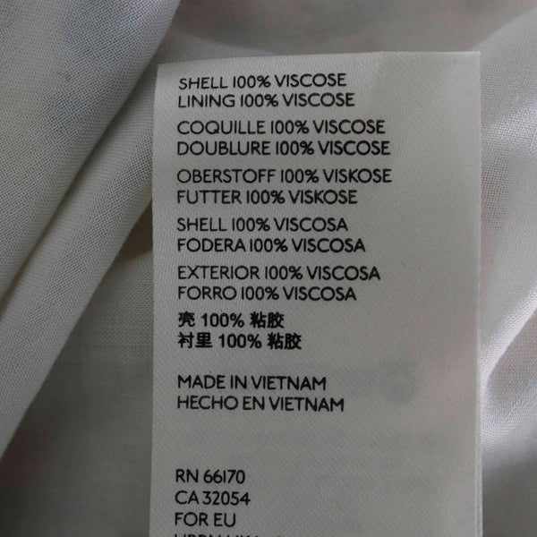 Free People NEW $128 Sz 6 Yellow Multi Floral Lined V Tie Smocked Viscose Dress