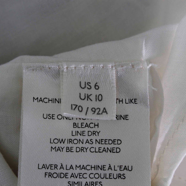 Free People NEW $128 Sz 6 Yellow Multi Floral Lined V Tie Smocked Viscose Dress