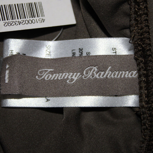 Tommy Bahama NEW $130 Sz 36C Handle Wood Green Foam Cup Nylon Spandex Swim Suit