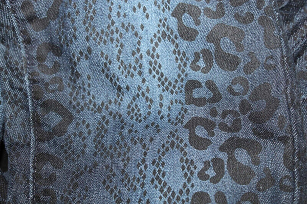 Celebrity Pink Sz 1 x 31 Navy Black Animal Skinny Cotton Poly Spandex Jeans
