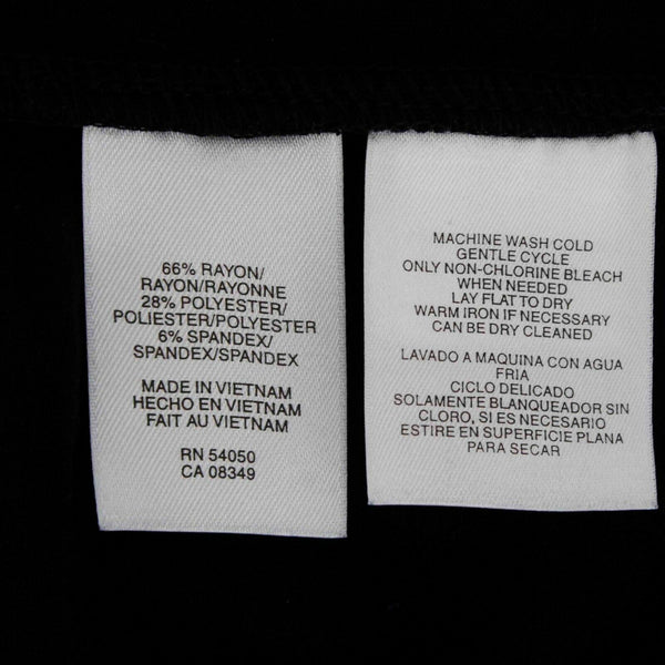 Rachel Roy NEW $89 Sz XS Black Short Sleeve Rayon Polyester Short Dress