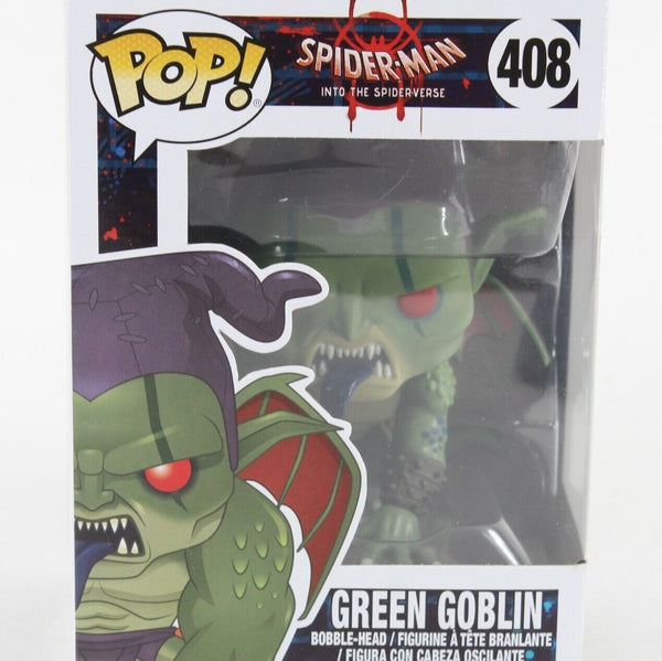 Funko POP 2018 Spiderman # 408 Green Goblin Bobble Head