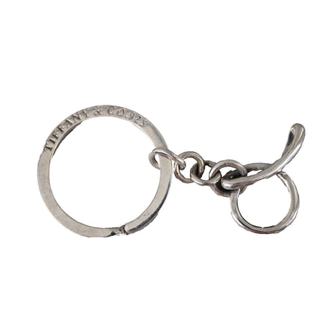 Tiffany Co Sterling Silver Round Artistic Circle Key Chain