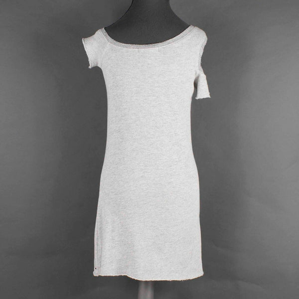 Philanthropy NEW Sz XS Heather Gray Cold Shoulder & Cap Cotton Blend Tunic