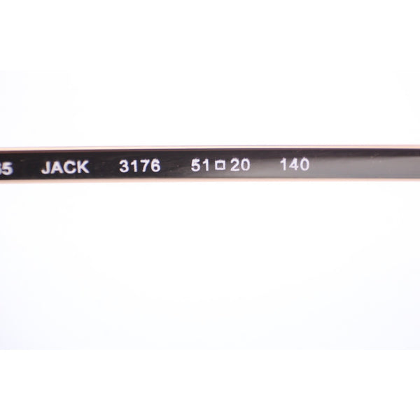 Ray Ban NEW Frames Jack RB 6465 3176 51 20 140 Rose Gold Tone W/ Case Frames