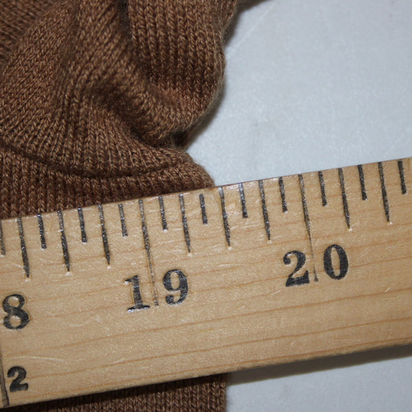 J Jill Sweater NEW $79 Vicuna Sz M Brown Turtleneck Tunic Cotton Viscose Sweater