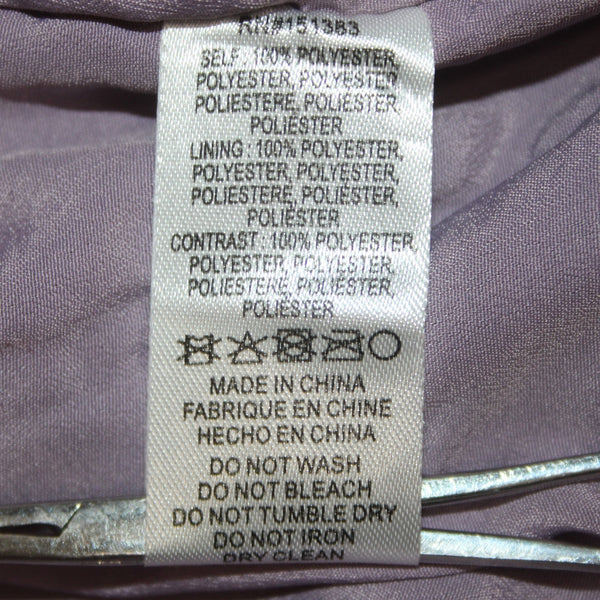 Current Air Loire Skirt Sz XL Purple Navy Black Brown Embroidery 100% Poly Skirt