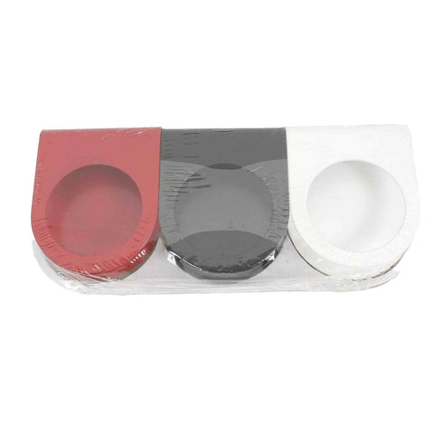 IKEA Red White Black Motsta Stackable Candle Holders