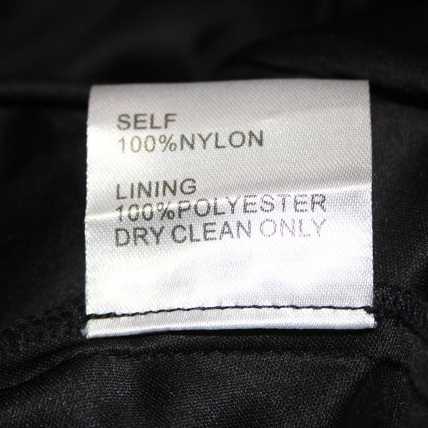 Tadashi Shoji Dress Sz 16 Aqua Blue Black Lace Fit Flare 100% Nylon Poly Dress