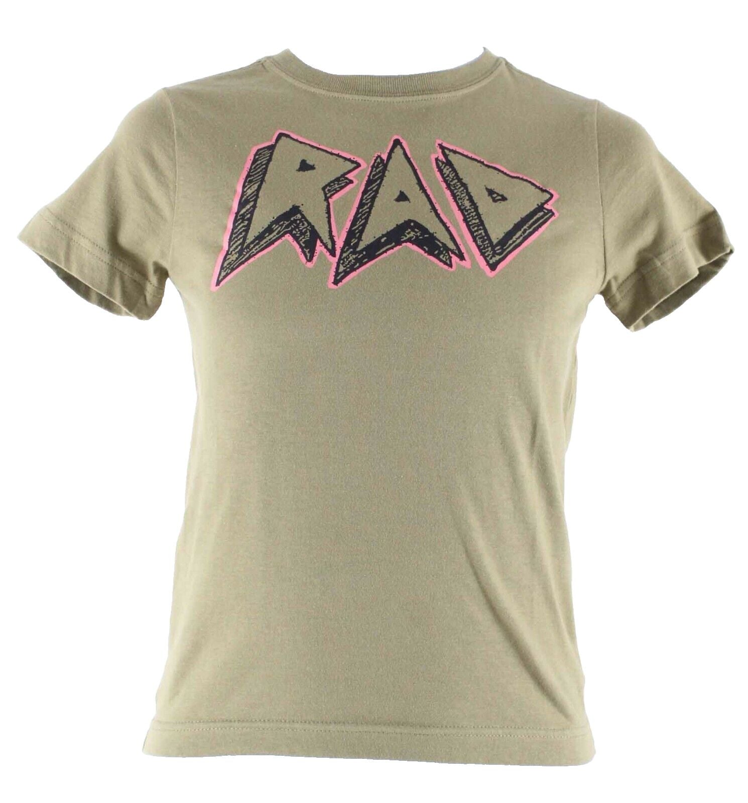 Crazy 8 NEW $15 Sz S(5-6) Olive Pink Black RAD 100% Cotton Boys Tee Shirt