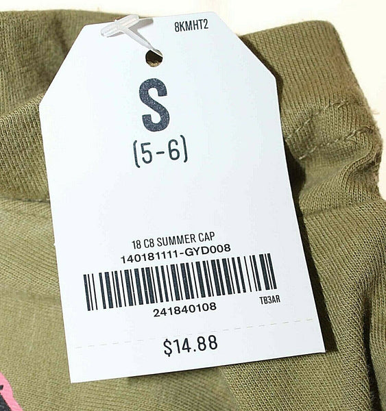Crazy 8 NEW $15 Sz S(5-6) Olive Pink Black RAD 100% Cotton Boys Tee Shirt