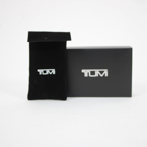Tumi Black Red 4.5 x 3 x 1 Box With Fabric Pouch