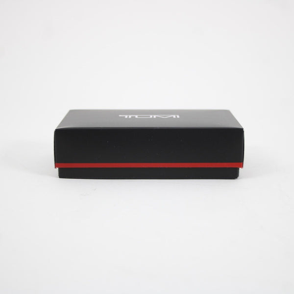 Tumi Black Red 4.5 x 3 x 1 Box With Fabric Pouch