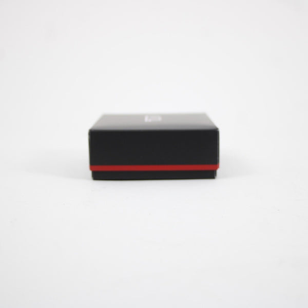 Tumi Black Red 4.5 x 3 x 1 Box With Fabric Pouch