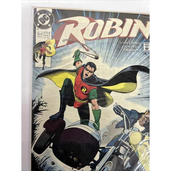 DC Comic Book  Robin 3 of 5 Mar 91 Comic Book