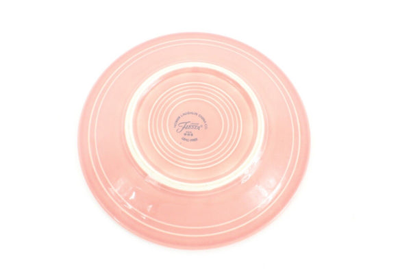 Fiesta Homer Laughlin Company USA Salmon Rose 7.25" Bread Plate