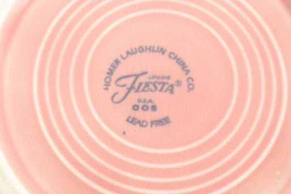 Fiesta Homer Laughlin Company USA Salmon Rose 7.25" Bread Plate