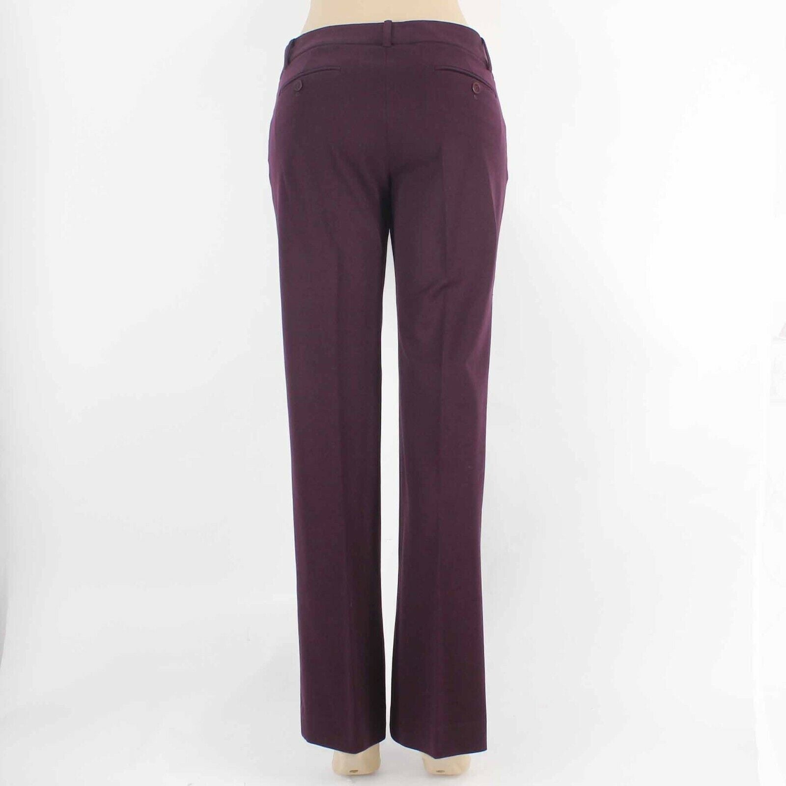 Theory Sz 6 x 32 Purple Boot Cut 4 Pocket Cotton Elastane Trouser Pant