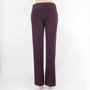 Theory Sz 6 x 32 Purple Boot Cut 4 Pocket Cotton Elastane Trouser Pant
